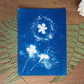 Halo - Tirage cyanotype humide original
