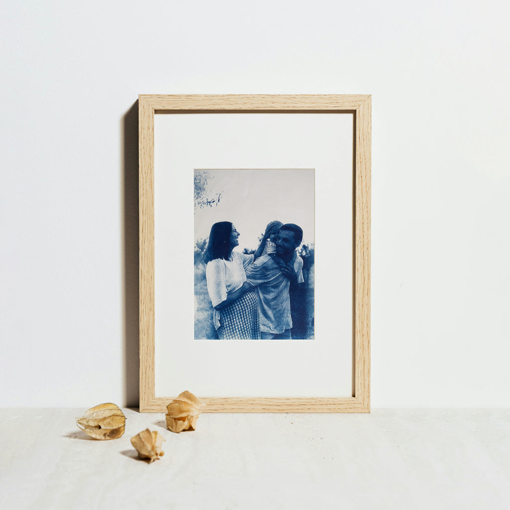 Photo de famille en cyanotype - à partir de votre photographie