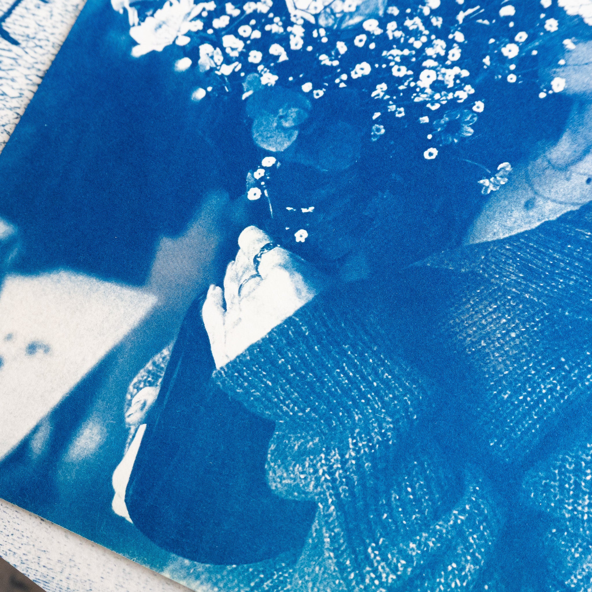 Portrait en cyanotype - à partir de votre photographie