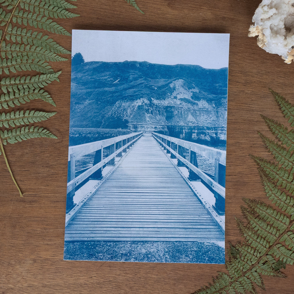 Pont de Port-En-Bessin - Tirage cyanotype original