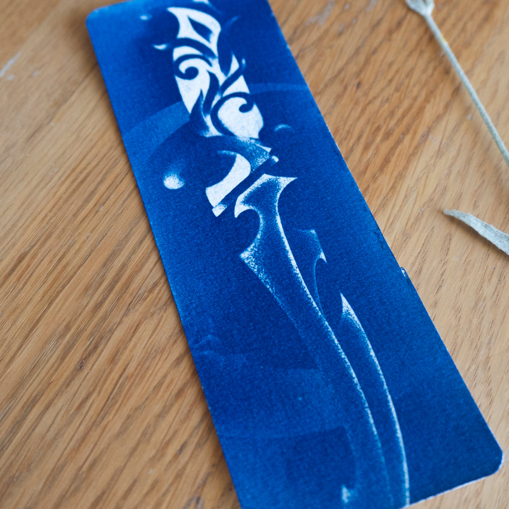 Marque page Glaive - Cyanotype Sød x Petites Bleues
