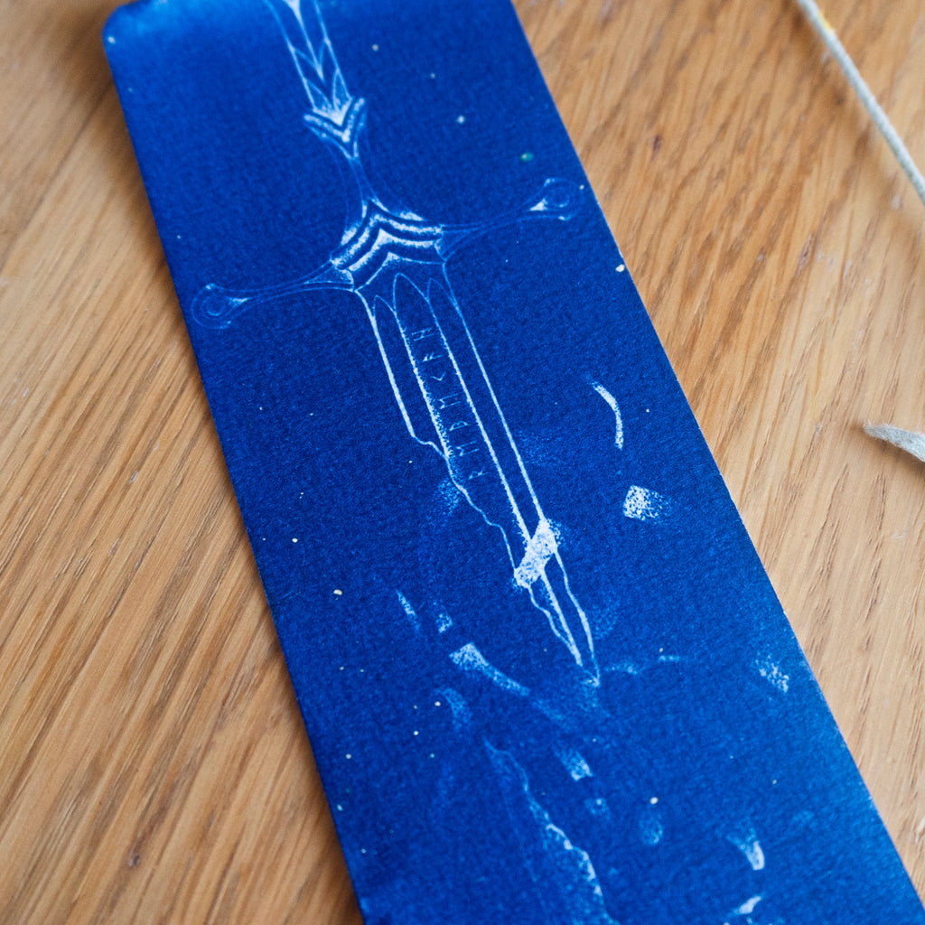 Marque page Dague - Cyanotype Sød x Petites Bleues