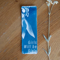 Marque page Girls Will be Girls - Cyanotype Sød x Petites Bleues