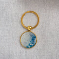 Porte-clés cyanotype unique - fragment N°05
