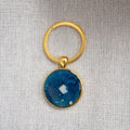 Porte-clés cyanotype unique - fragment N°12